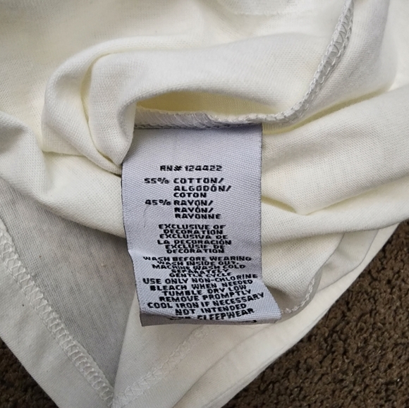 Vintage DKNY Ivory Lace & Ruffle Top, Kid's 2T - Picture 7 of 8